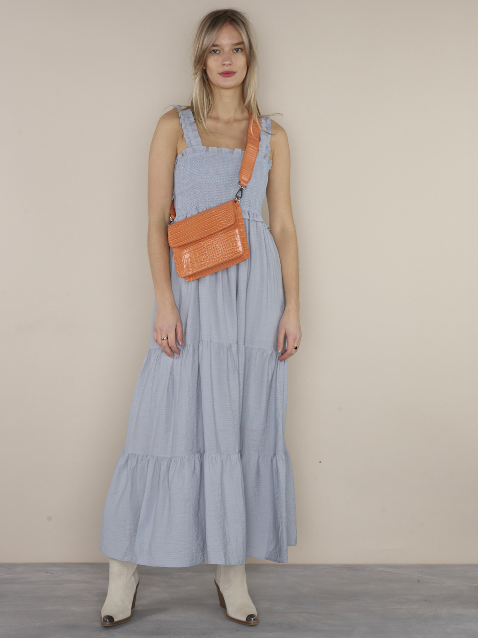 hvisk cayman shiny strap bag