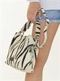 BAG CHIARA BROWN STRIPES DELUXE SMALL