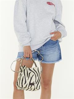 BAG CHIARA BROWN STRIPES DELUXE SMALL