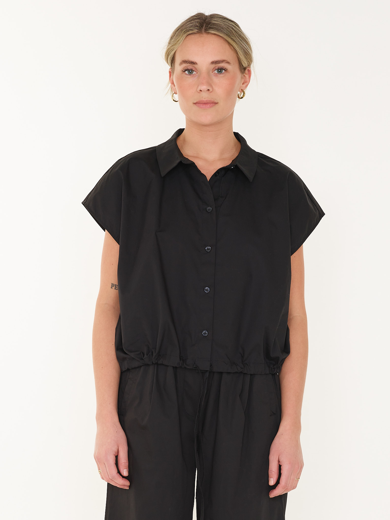 BLOUSE BIEKE POPLIN