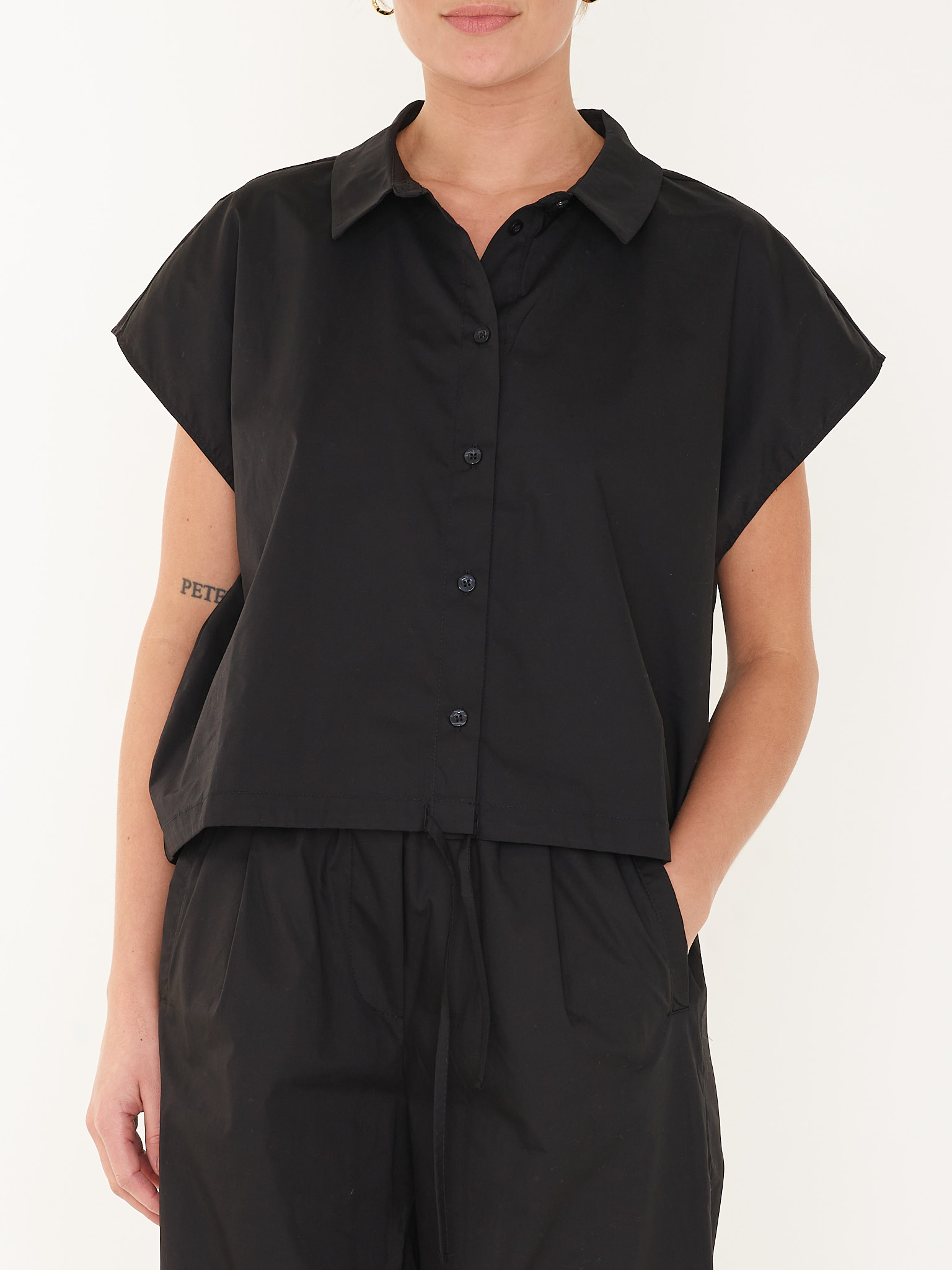 BLOUSE BIEKE POPLIN