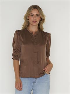BLOUSE D6PERNAUD SILK SMOCKED