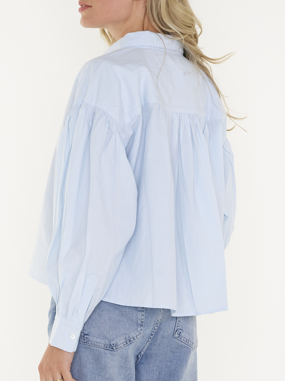 BLOUSE SARAH SHORT CHAMBRAY