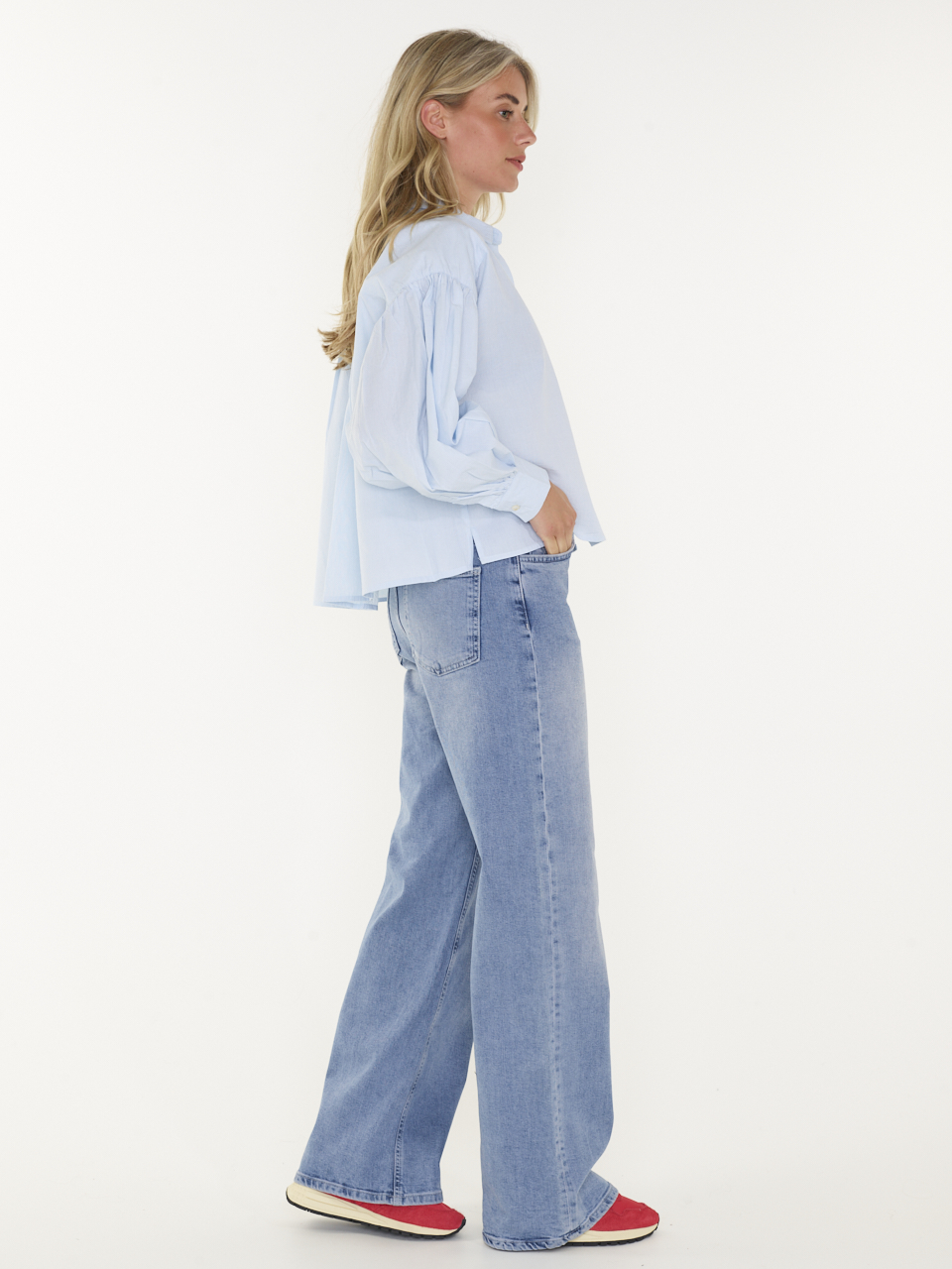 BLOUSE SARAH SHORT CHAMBRAY