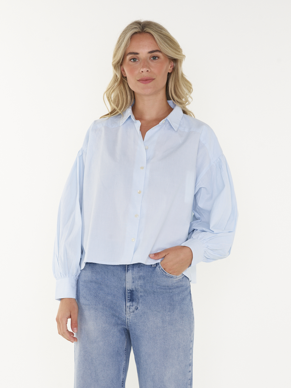 BLOUSE SARAH SHORT CHAMBRAY