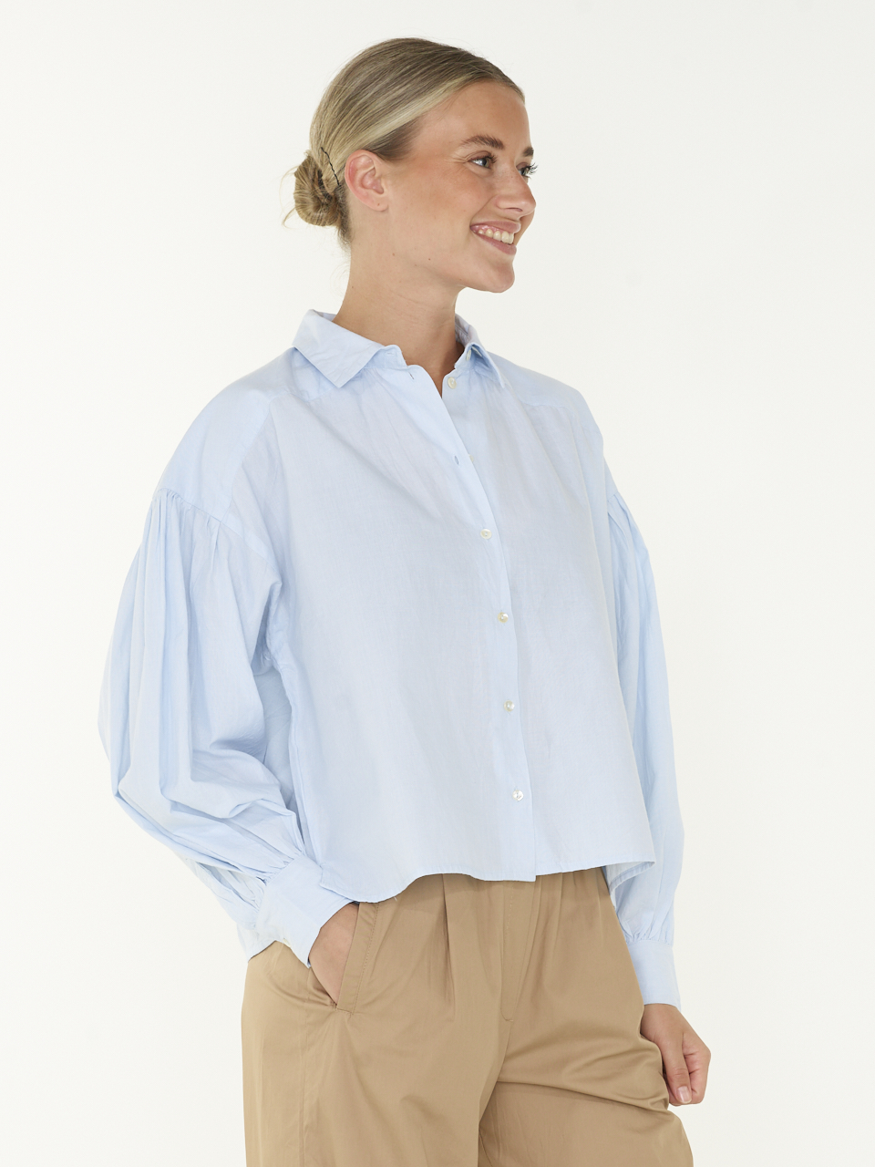 BLOUSE SARAH SHORT CHAMBRAY
