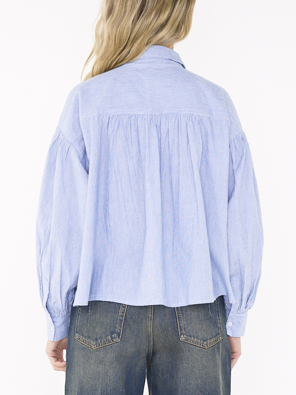 BLOUSE SARAH SHORT PIN STRIPE