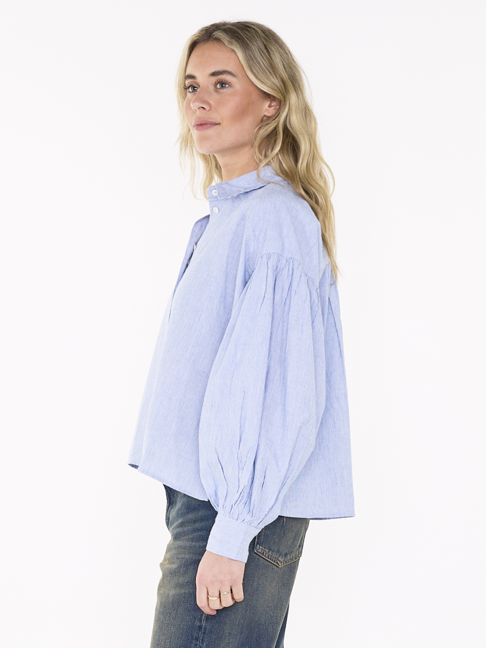 BLOUSE SARAH SHORT PIN STRIPE