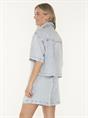 BLOUSE SHORT SLEEVE DENIM