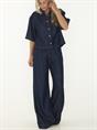 BLOUSE SHORT SLEEVE DENIM