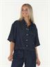 BLOUSE SHORT SLEEVE DENIM
