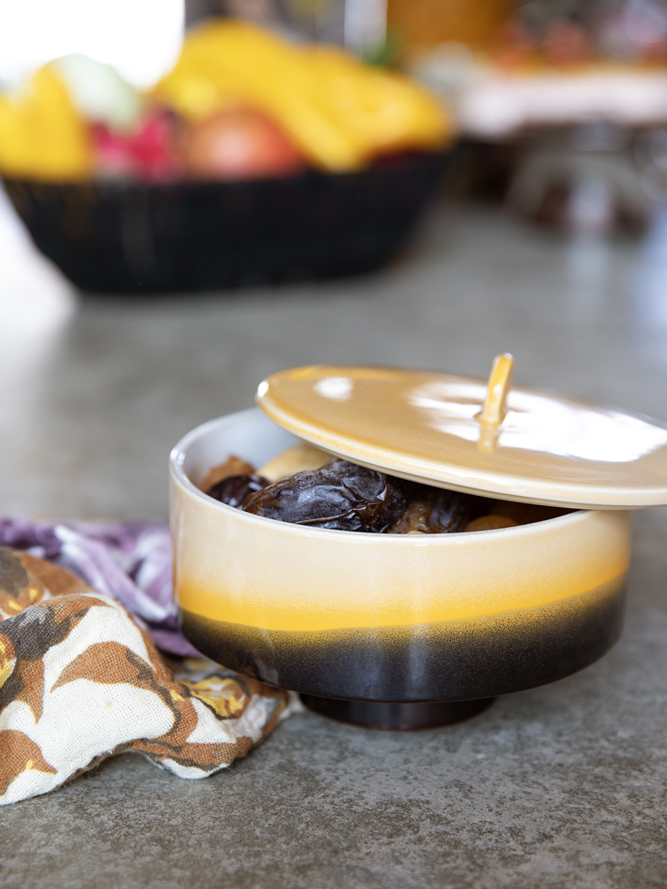 BONBON BOWL 70S CERAMICS SUNSHINE