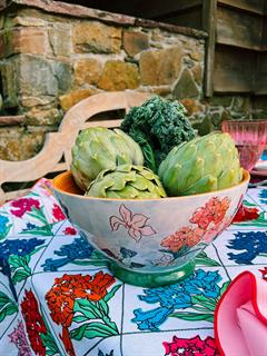 BOWL MALLOW BOUQUET