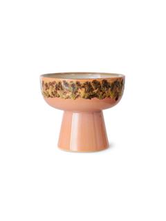 BOWL ON BASE 70S CERAMICS TAPAS L LUSH