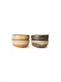 BOWLS 70'S CERAMICS TAPAS DRIFT SET OF 4