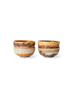 BOWLS 70'S CERAMICS XS MARINE SET OF 4