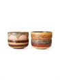 BOWLS 70S CERAMICS DESSERT HARBOUR SET OF 4