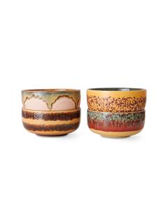BOWLS 70S CERAMICS DESSERT HARBOUR SET OF 4