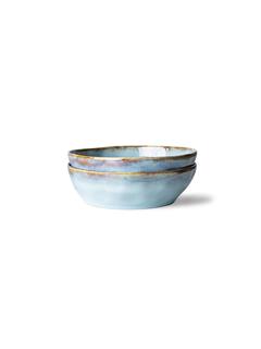 BOWLS 70S CERAMICS PASTA LAGUNE SET OF 2