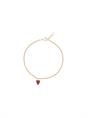 BRACELET HEART BEAT GOLD PLATED