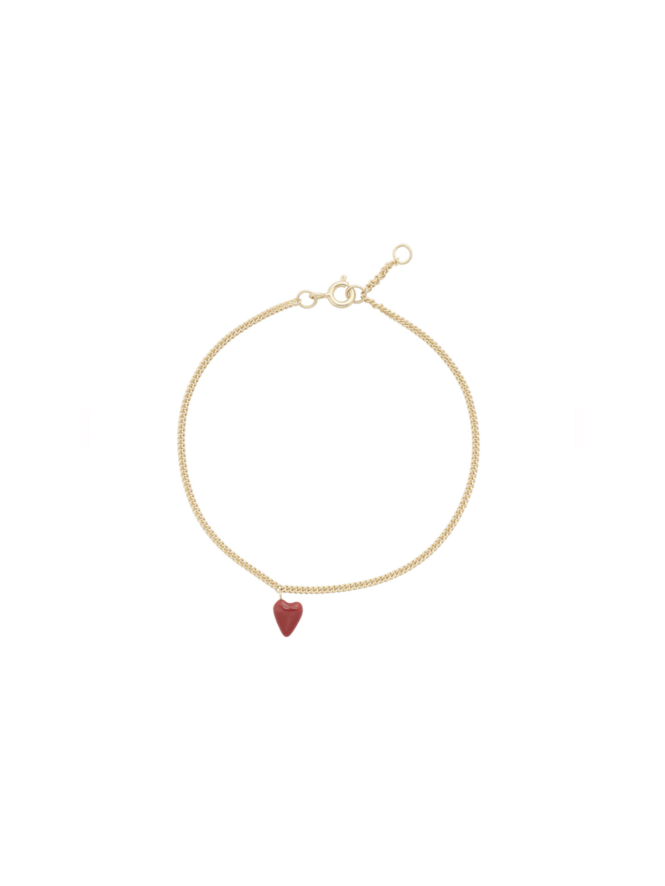 BRACELET HEART BEAT GOLD PLATED