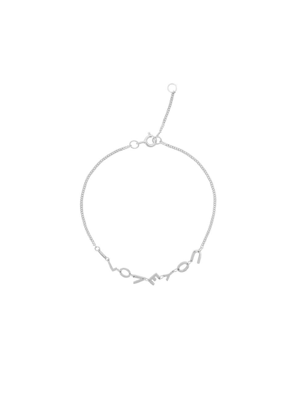BRACELET I LOVE YOU SILVER