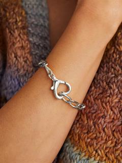 BRACELET LOCKER LOVE BRASS SILVERPLATED