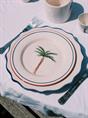BREAKFAST PLATE PALM TREE