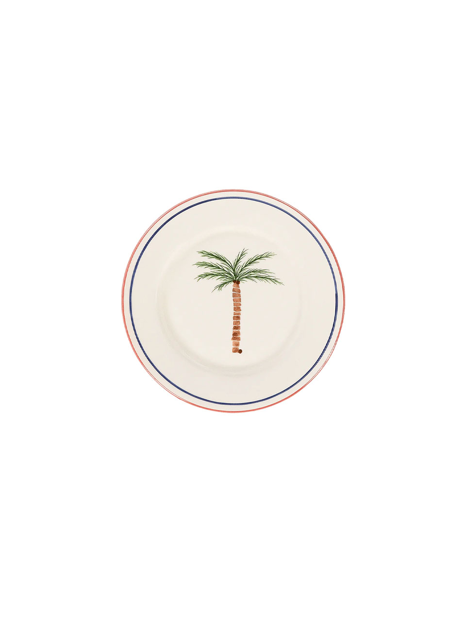BREAKFAST PLATE PALM TREE