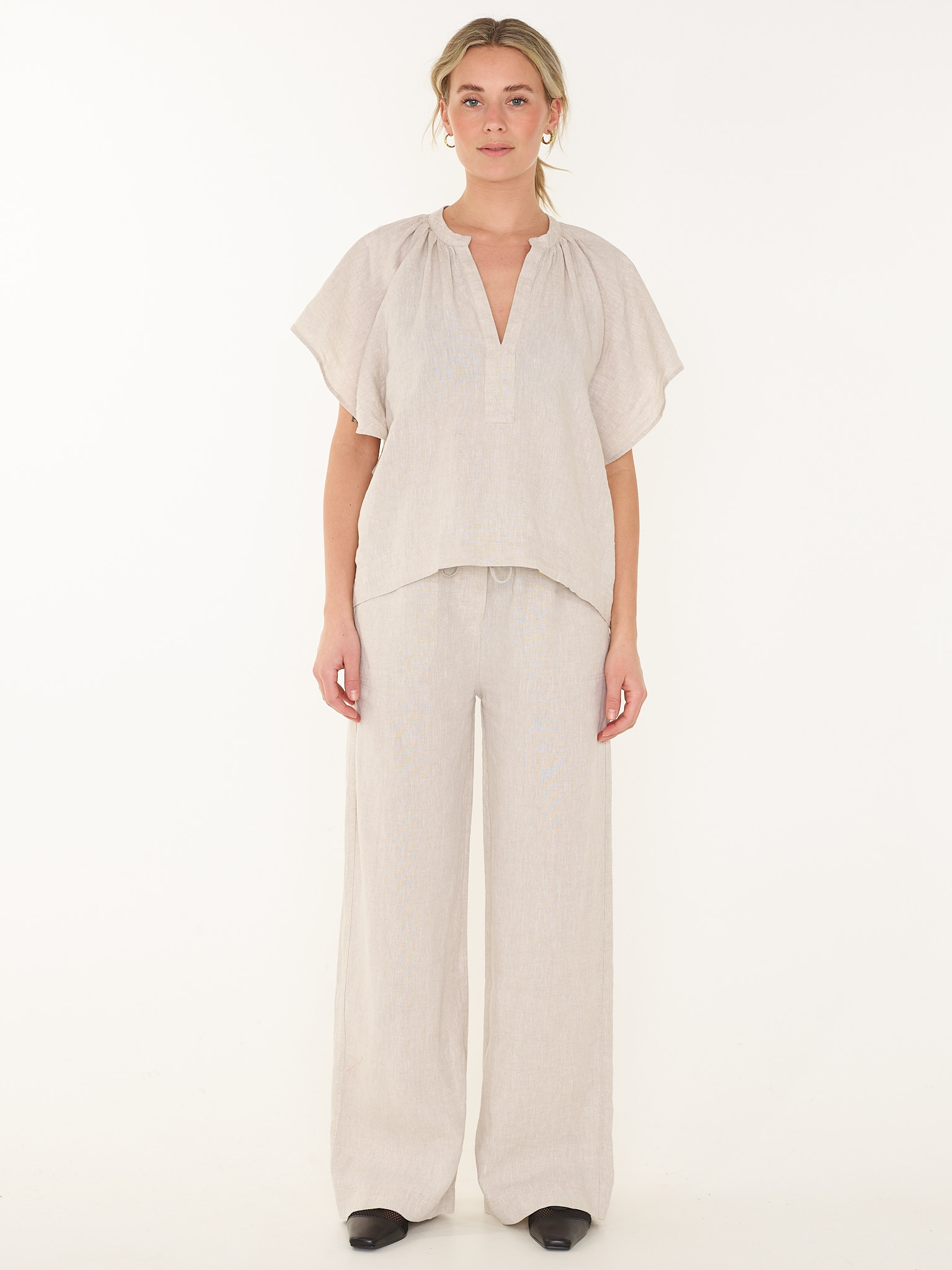BROEK BASIL LINEN