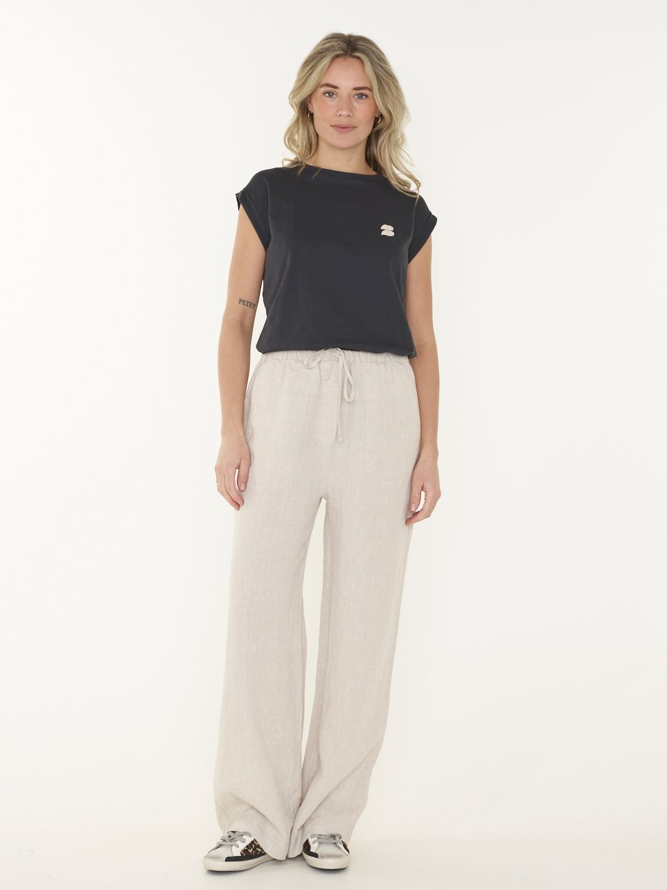 BROEK BASIL LINEN