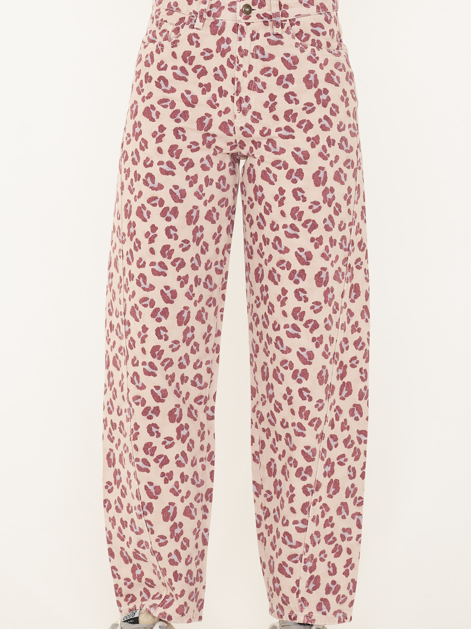 BROEK BEGUM PINK CHEETAH
