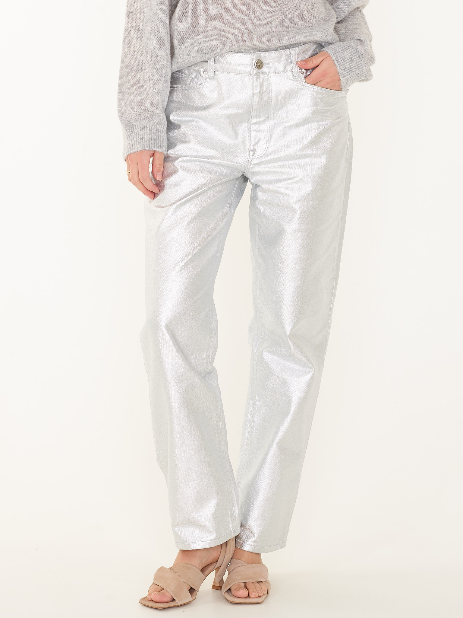 BROEK D6AXELLE STRAIGHT CROP