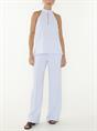 BROEK FABRI ELASTICATED WIDE LEG