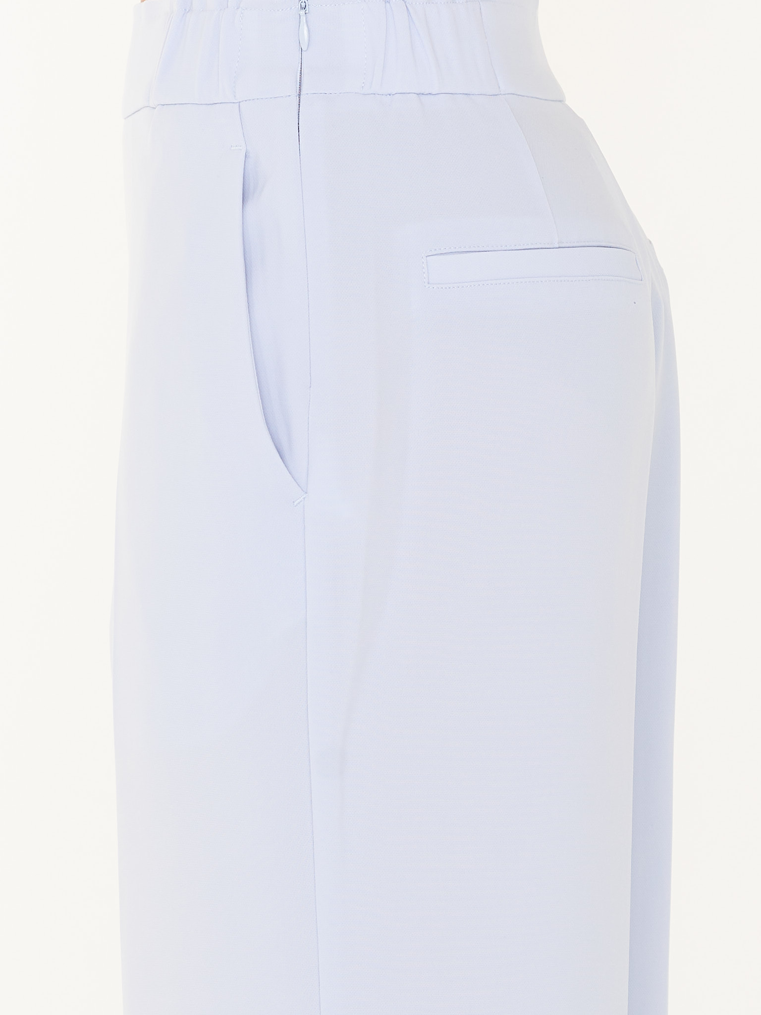 BROEK FABRI ELASTICATED WIDE LEG