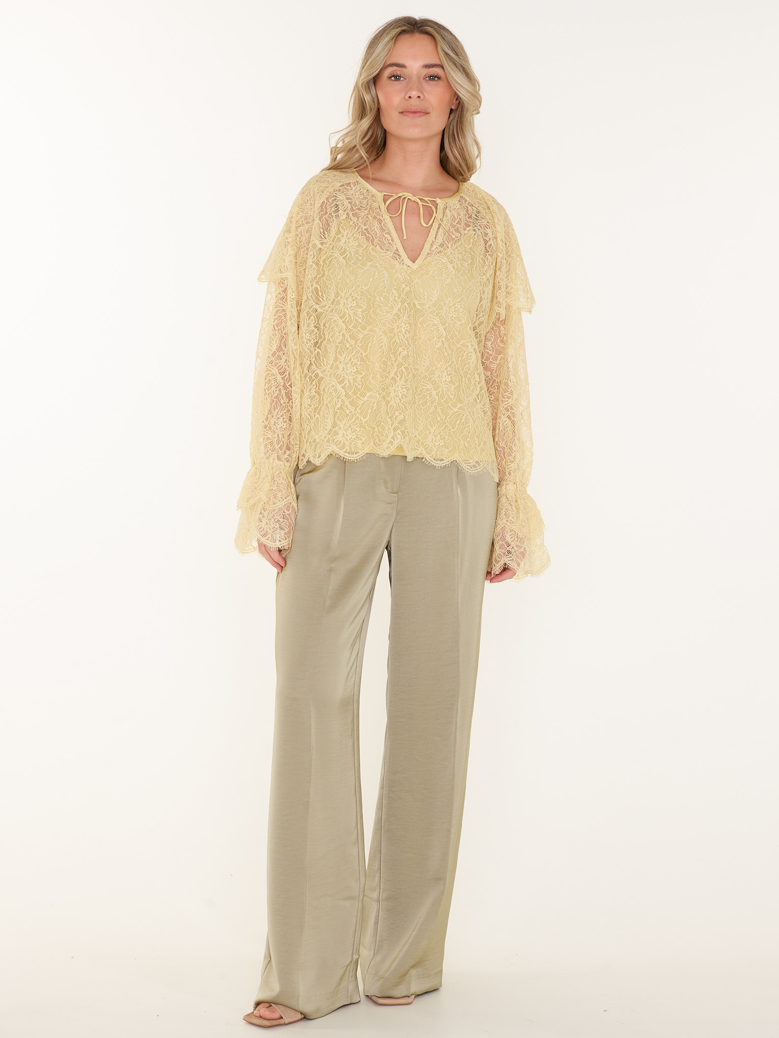 BROEK JULES SATIN SMART