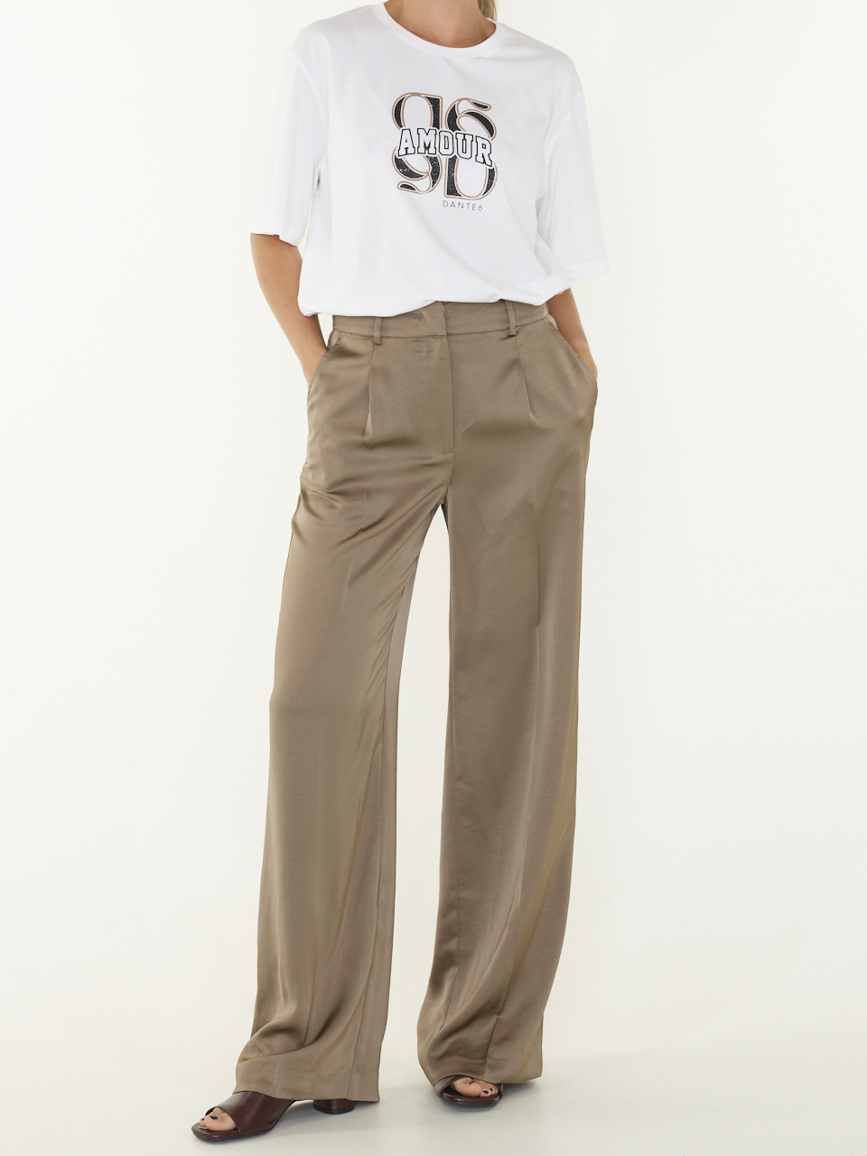 BROEK JULES SATIN SMART