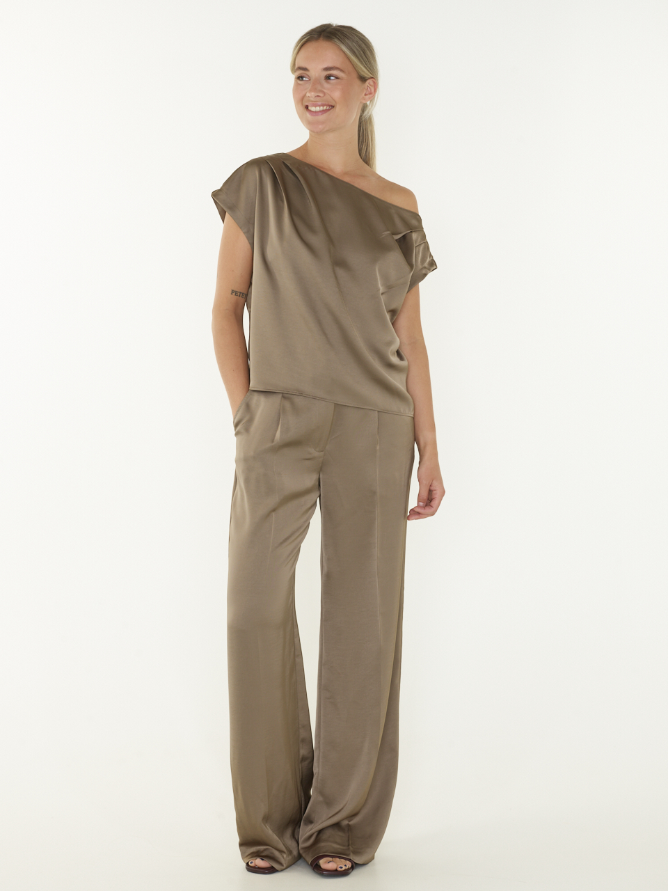 BROEK JULES SATIN SMART