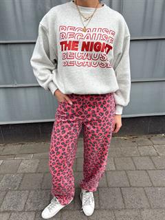 BROEK LEW RED CHEETAH