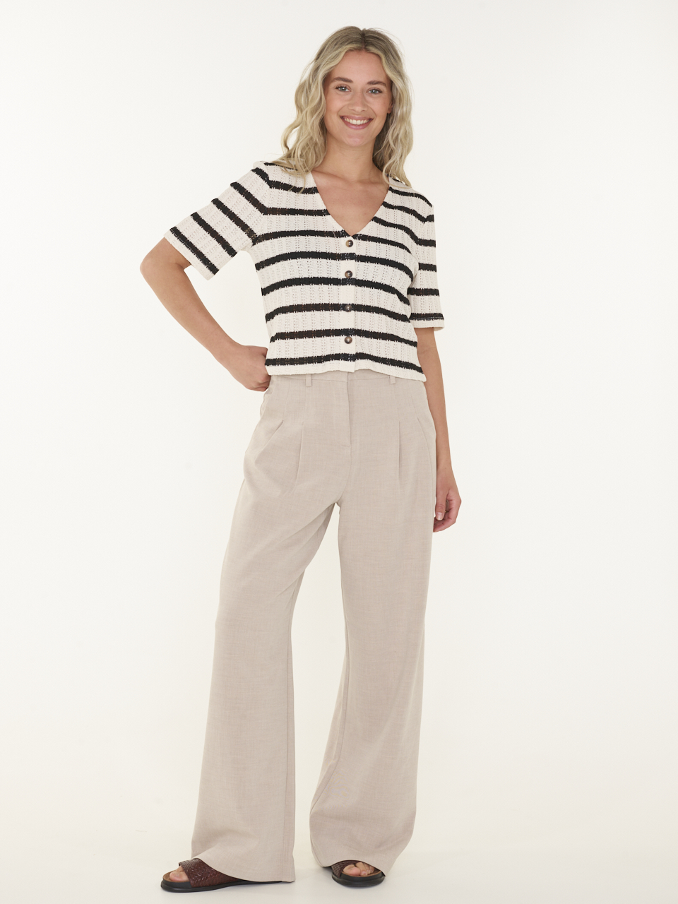 BROEK MSCHMIRABELLE MICHELLE HW PLEAT