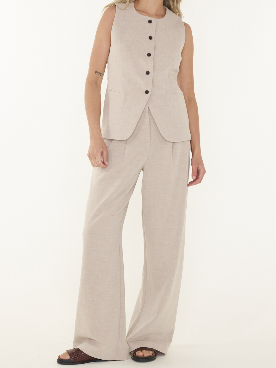 BROEK MSCHMIRABELLE MICHELLE HW PLEAT