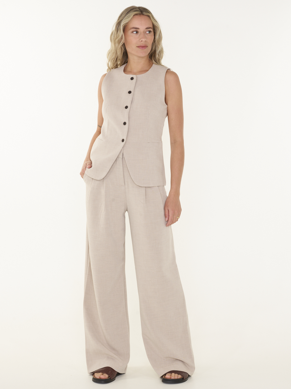 BROEK MSCHMIRABELLE MICHELLE HW PLEAT