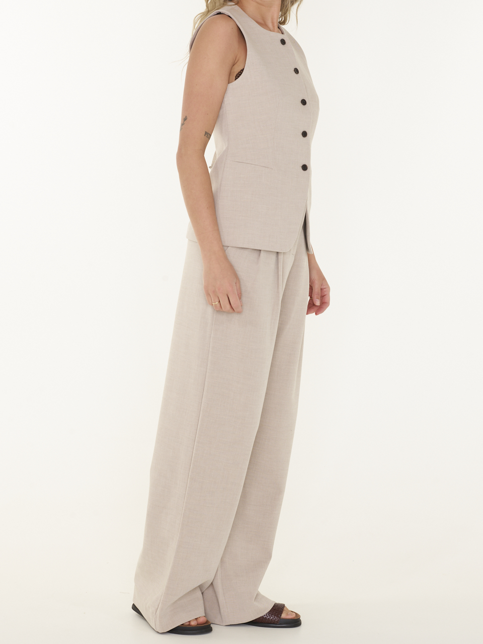 BROEK MSCHMIRABELLE MICHELLE HW PLEAT