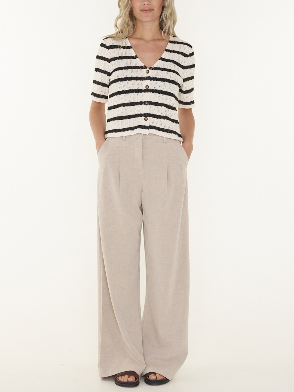 BROEK MSCHMIRABELLE MICHELLE HW PLEAT