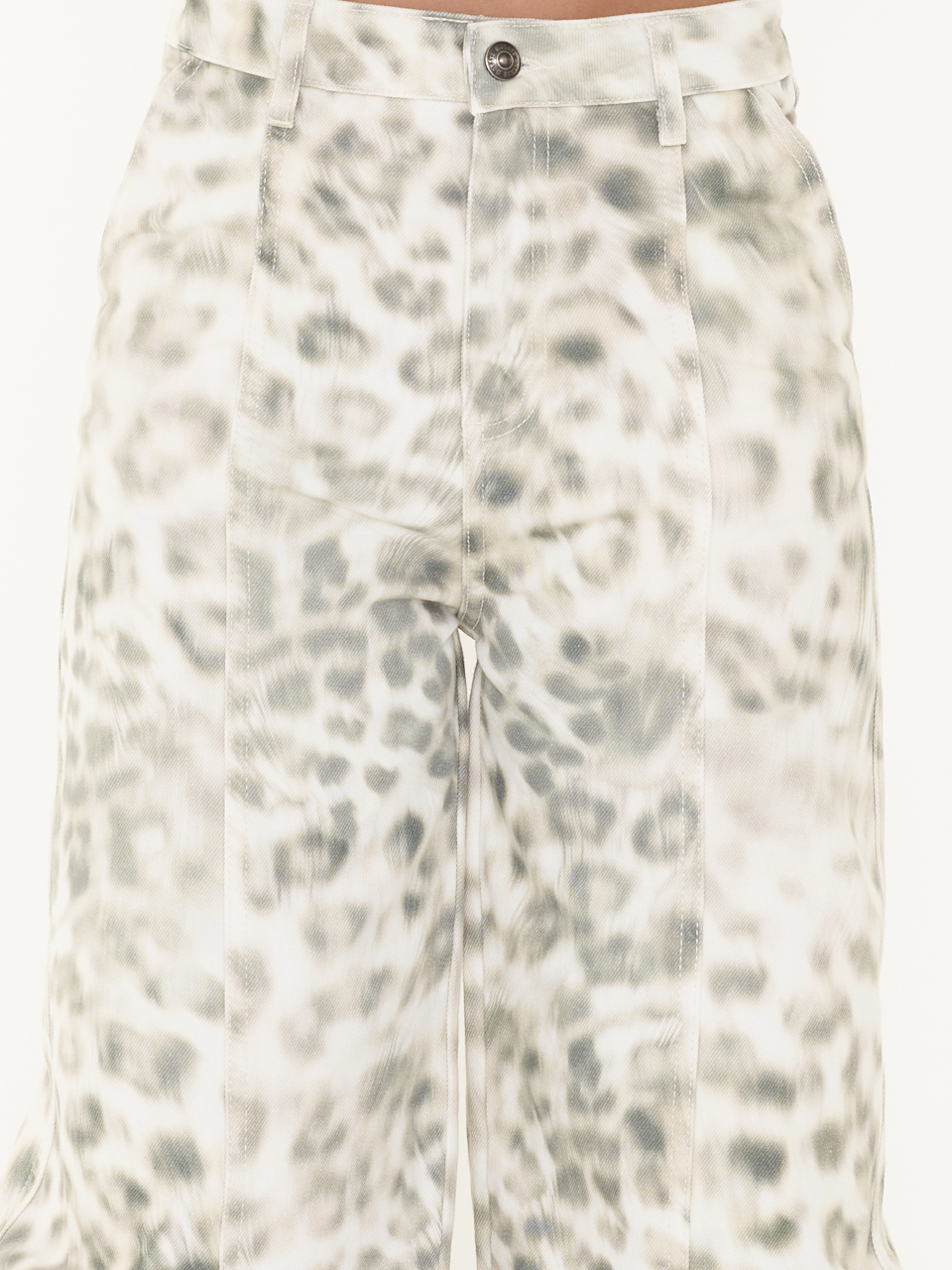 BROEK PRINTED CARGO DENIM