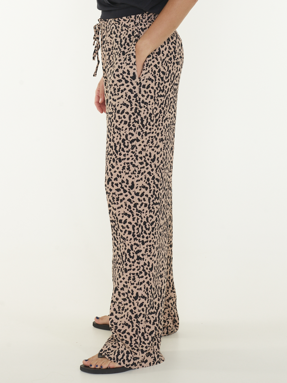 BROEK PULL ON LEOPARD
