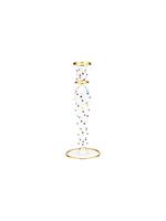 CANDLE HOLDER CONFETTI GLASS