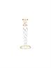 CANDLE HOLDER CONFETTI GLASS