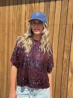 CAP WASHED BLUE VINTAGE