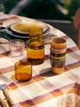 CARAFE TUBE AMBER